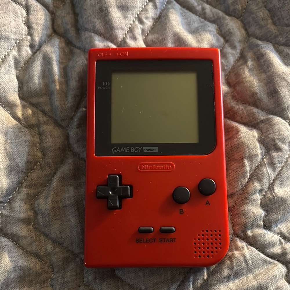 Nintendo Red Handheld Console Game Boy Pocket